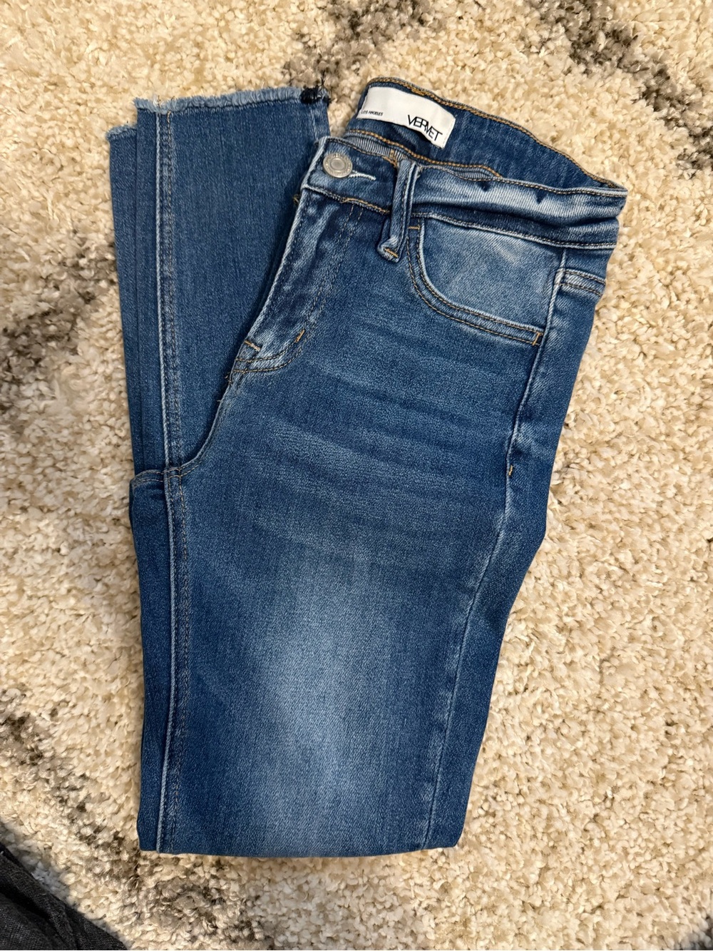 VERVET by Flying Monkey Mid Wash Skinny Jeans - Blue Size 25